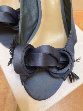 Zapatos de fiesta azul marino