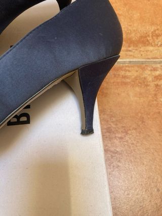 Zapatos de fiesta azul marino