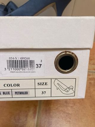 Zapatos de fiesta azul marino