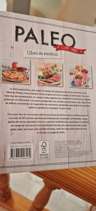 Paleo: Libro de recetas (¡Come sano!)