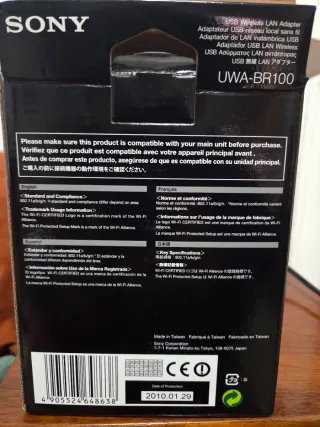 Adaptador WiFi Sony UWA-BR100 para BRAVIA