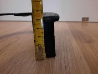 Morillo antiguo hierro forjado sujetar pucheros