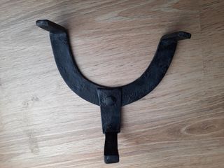 Morillo antiguo hierro forjado sujetar pucheros