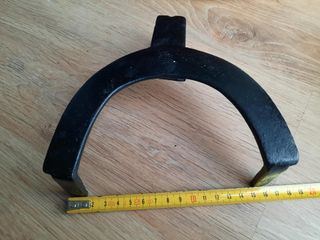 Morillo antiguo hierro forjado sujetar pucheros