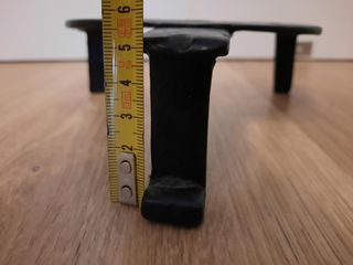 Morillo antiguo hierro forjado sujetar pucheros