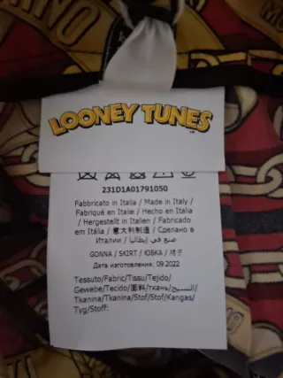 Gonna Moschino Looney Tunes Bugs Bunny Nuova Rara