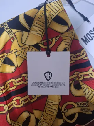 Gonna Moschino Looney Tunes Bugs Bunny Nuova Rara