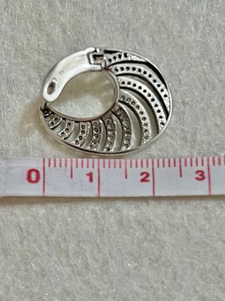 Pendientes Plata Diseño Ovalado Original