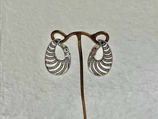 Pendientes Plata Diseño Ovalado Original