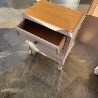 Mesitas de noche restauradas madera maciza