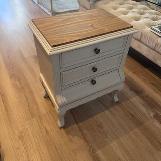 Mesitas de noche restauradas madera maciza