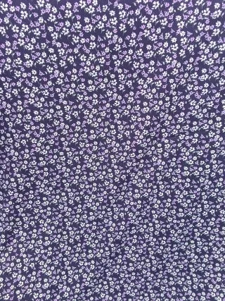 Tela de algodón estampada floral