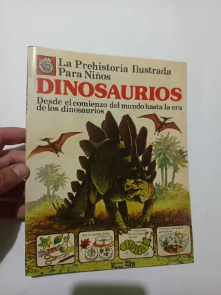 Lote 2 libros La prehistoria ilustrada para niños