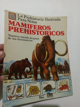 Lote 2 libros La prehistoria ilustrada para niños