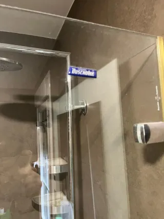 Mampara Ducha 90x90 Cristal,8 mm. Duscholux