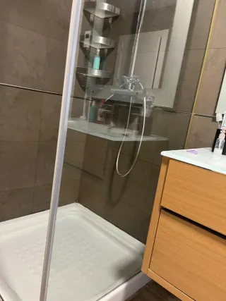 Mampara Ducha 90x90 Cristal,8 mm. Duscholux