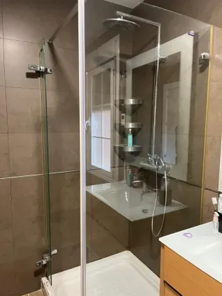 Mampara Ducha 90x90 Cristal,8 mm. Duscholux