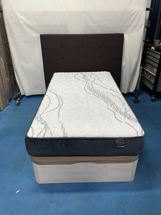 Canape Abatible y Colchon Visco 105x190