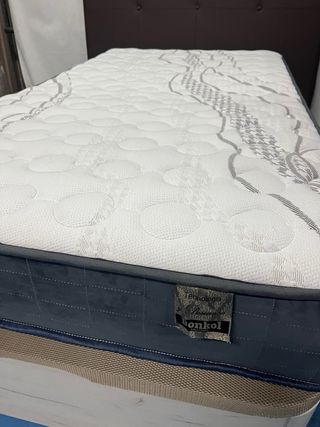 Canape Abatible y Colchon Visco 105x190