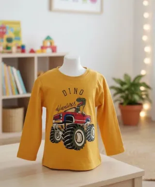 Lote 4 prendas aventura: sudadera + camisetas