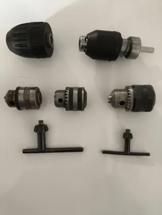 Lote de portabrocas para taladro