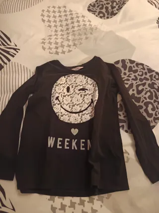 Camiseta niña WEEKEND Smiley 10-11