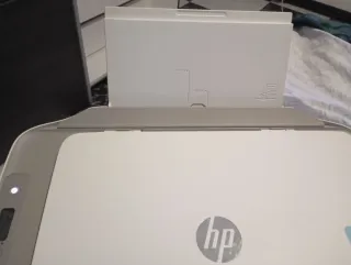 Impresora HP Blanca y Gris