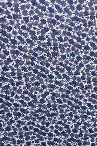 Tela de algodón estampada floral