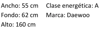 Nevera Daewoo A+