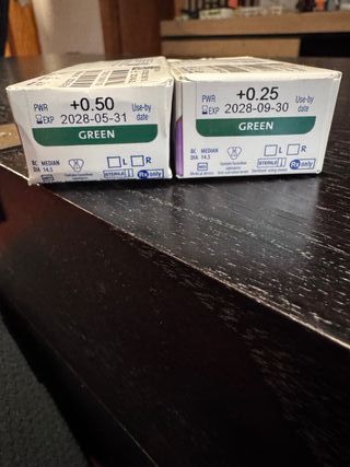 Lentillas Freshlook Colorblends Verde 1 mes