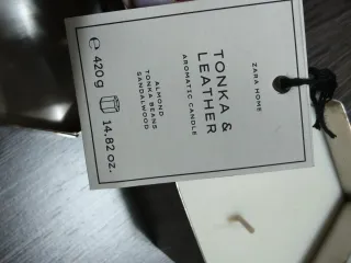 Vela Zara Home Tonka & Leather Metal