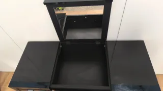 TOCADOR ESCRITORIO RECIBIDOR NEGRO