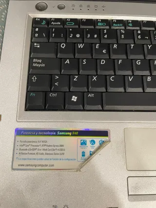 Portátil Samsung R40 - Funciona