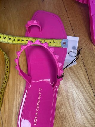 Sandalias Lola Casademunt Fucsia Talla 39 Nuevas