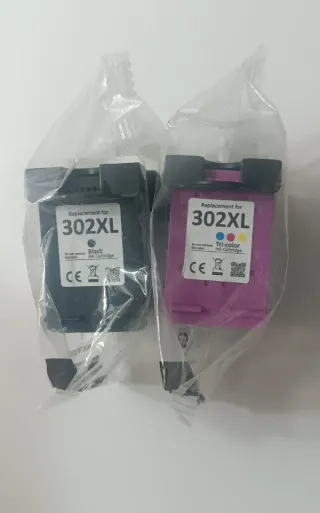 Cartuchos Tinta HP 302XL Negro y Tricolor