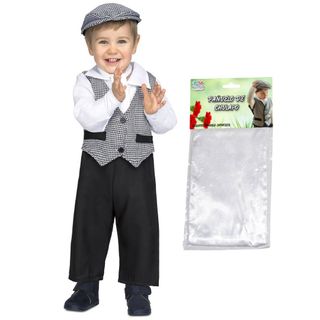 Lote 12 Pañuelos Chulapo Niños Blancos. Nuevo