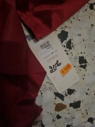 Vestido fiesta granate