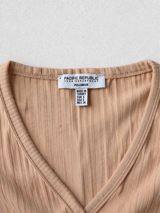 Top Pull&Bear Laranja Tamanho S