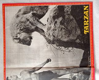 4 POSTERS TARZAN, PLANETA DE LOS SIMIOS Y SUPERMAN