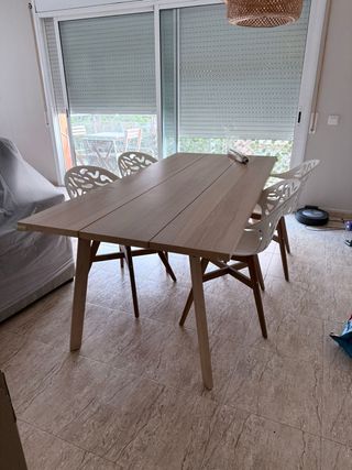 Mesa comedor Ikea madera 6/8 personas