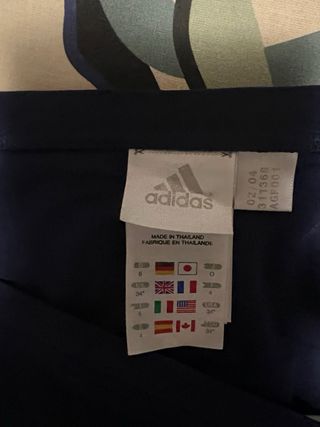 Bañador Adidas azul con rayas