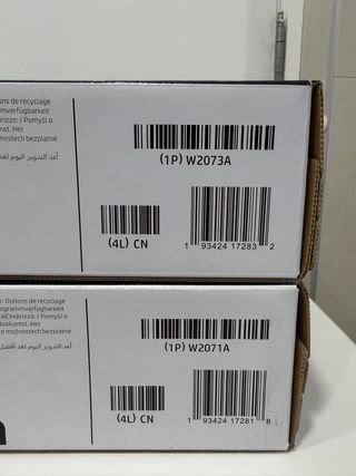 Cartuchos Tinta HP 117A Magenta y Cian NUEVOS