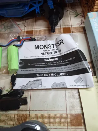 Camión Monstruo Dinosaurio RC