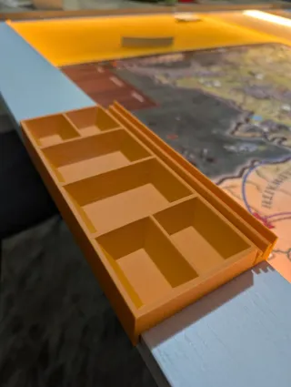 Bandeja tokens y cartas para mesa de juegos