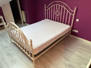 Cama doble de metal 200x150