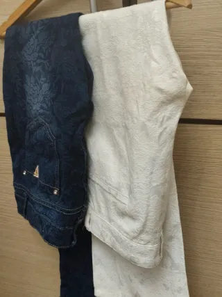 Jeans slim stampati elasticizzati tg 46