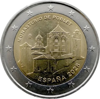 Lote 2 Monedas 2 Euros Conmemorativas España 2026