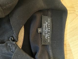 Polo Philipp Plein Negro Talla M
