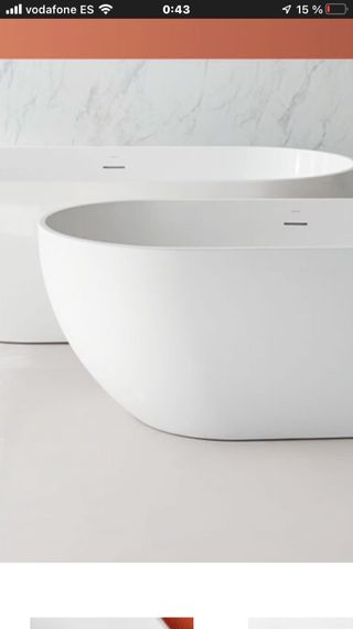 Bañera de lujo blanca