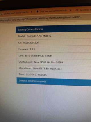 Canon EOS 5D Mark IV + Lente 16-35mm f/2.8L III